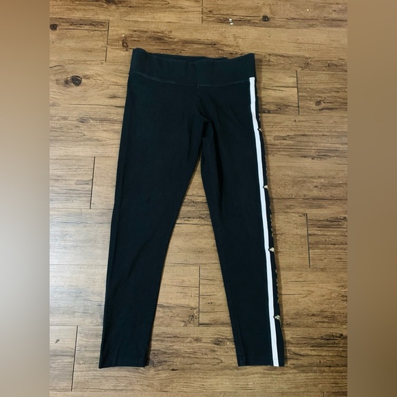 PINK VS BLING DOGGIE HOODIE / YOGA LEGGINGS OUTFIT SET LARGE - Picture 9 of 12